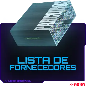 lista de fornecedores